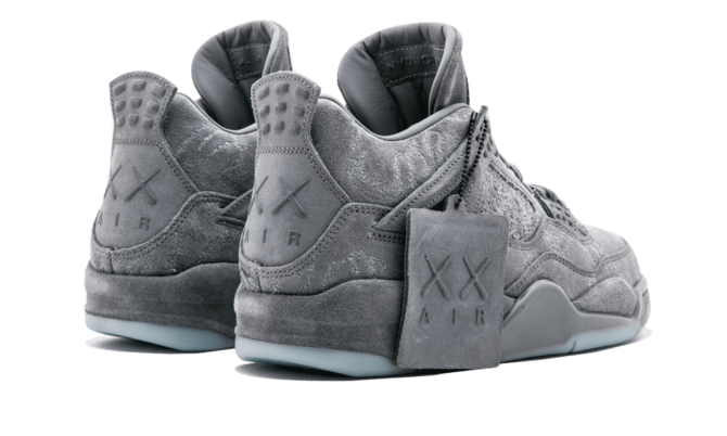 REPLICA JORDAN 4 RETRO KAWS 'GREY' - immagine 3