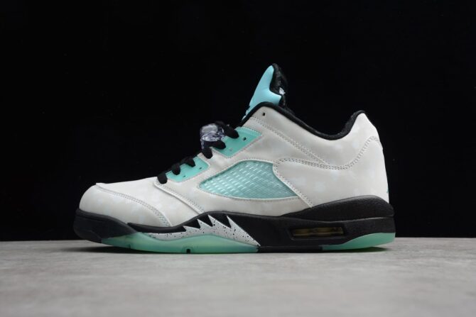 REPLICA JORDAN 5 RETRO 'GREEN ISLAND' - immagine 6