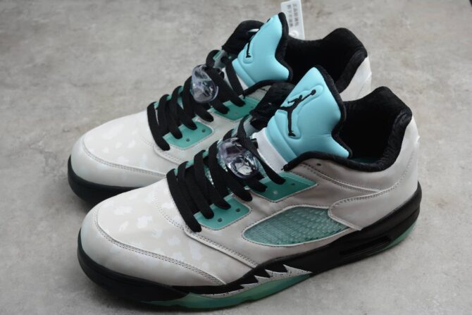 REPLICA JORDAN 5 RETRO 'GREEN ISLAND' - immagine 2