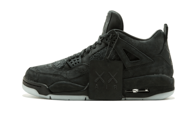 JORDAN 4 RETRO KAWS 'NERO' REPLICA - immagine 5