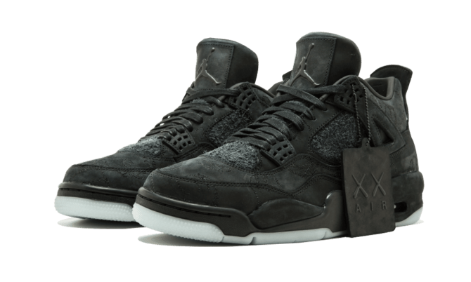 JORDAN 4 RETRO KAWS 'NERO' REPLICA - immagine 3