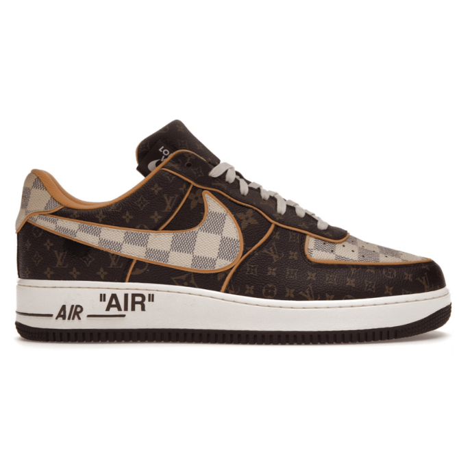 REPLICA AIR FORCE 1 X LOUIS VUITTON 'MARRONI'