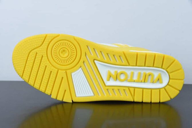 LOUIS VUITTON LV TRAINER 'GIALLO' REPLICA - immagine 8