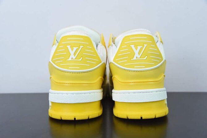 LOUIS VUITTON LV TRAINER 'GIALLO' REPLICA - immagine 6
