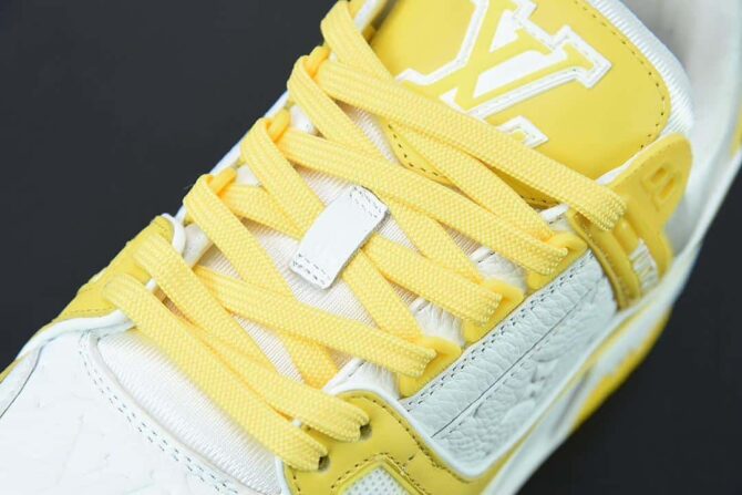LOUIS VUITTON LV TRAINER 'GIALLO' REPLICA - immagine 5