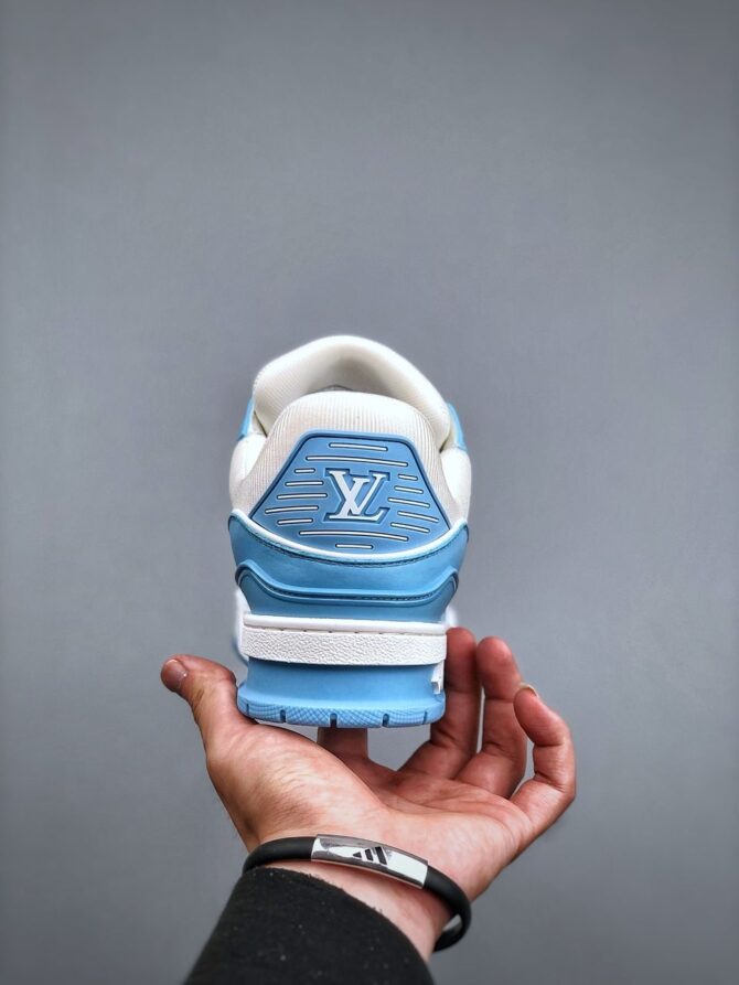 LOUIS VUITTON LV TRAINER 'AZZURRE' REPLICA - immagine 4