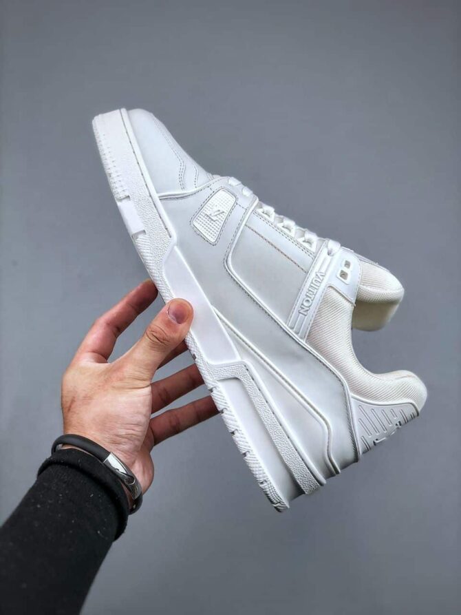 REPLICA LOUIS VUITTON LV TRAINER 'BIANCO' - immagine 7