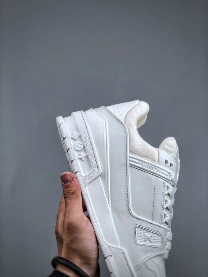 REPLICA LOUIS VUITTON LV TRAINER 'BIANCO' - immagine 5