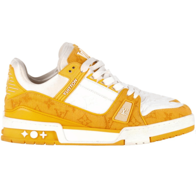 REPLICA LOUIS VUITTON LV TRAINER 'DENIM ORANGE'