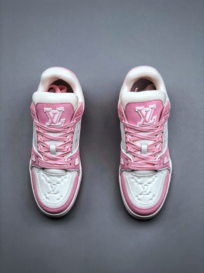 REPLICA LOUIS VUITTON LV TRAINER 'ROSA' - immagine 5