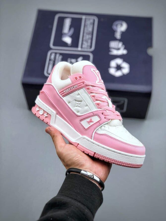 REPLICA LOUIS VUITTON LV TRAINER 'ROSA' - immagine 2