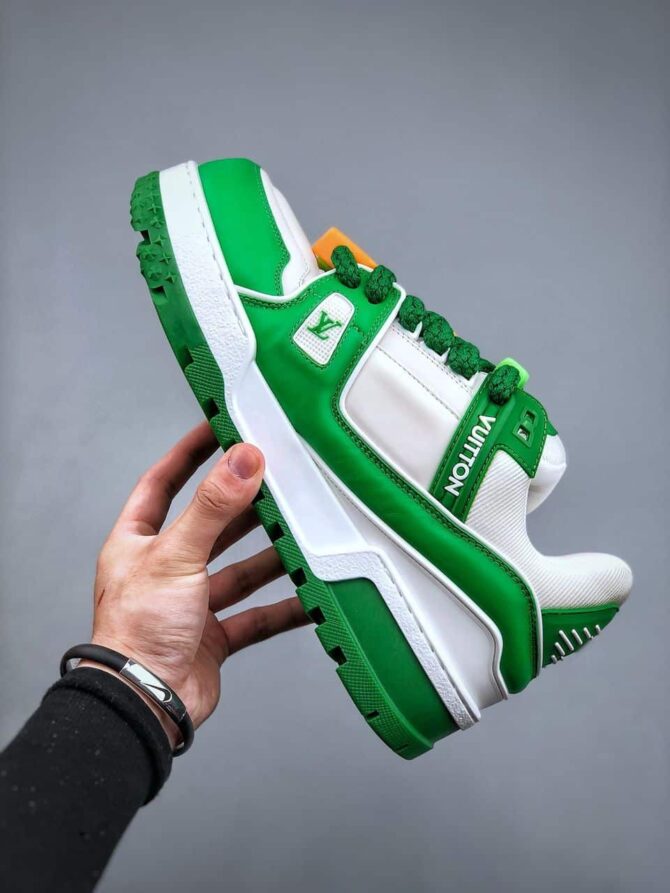 REPLICA LOUIS VUITTON TRAINER MAXI 'VERDE' - immagine 8