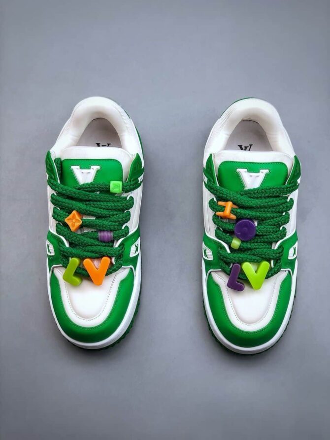 REPLICA LOUIS VUITTON TRAINER MAXI 'VERDE' - immagine 7