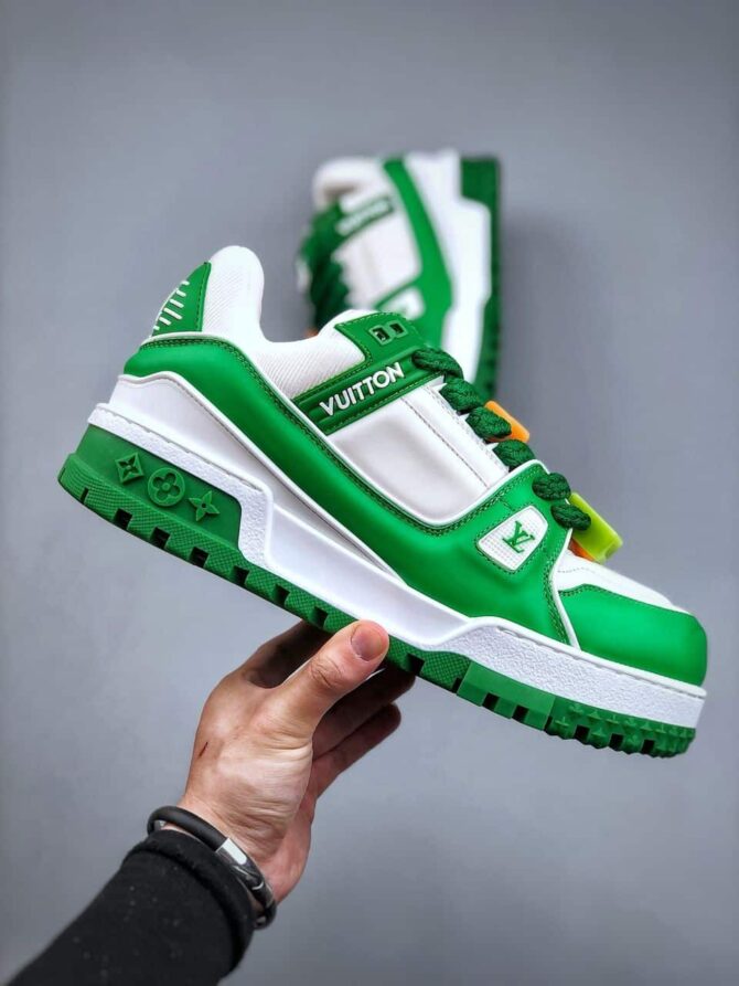 REPLICA LOUIS VUITTON TRAINER MAXI 'VERDE' - immagine 5