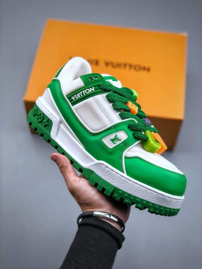REPLICA LOUIS VUITTON TRAINER MAXI 'VERDE' - immagine 9