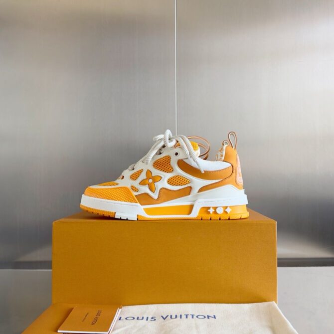 REPLICA LOUIS VUITTON LV SNEAK 'ARANCIONE' - immagine 4