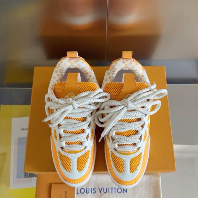 REPLICA LOUIS VUITTON LV SNEAK 'ARANCIONE' - immagine 7