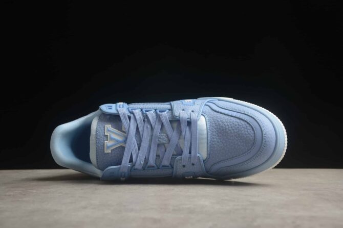 REPLICA LOUIS VUITTON LV TRAINER 'BLU' - immagine 5