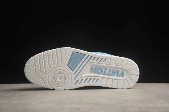 REPLICA LOUIS VUITTON LV TRAINER 'BLU' - immagine 4