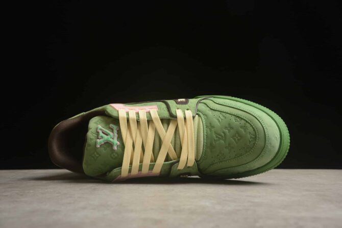 REPLICA LOUIS VUITTON LV TRAINER 'VERDE' - immagine 7