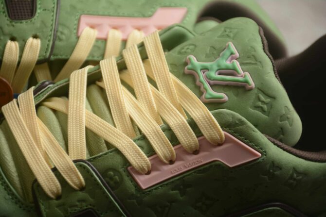 REPLICA LOUIS VUITTON LV TRAINER 'VERDE' - immagine 3