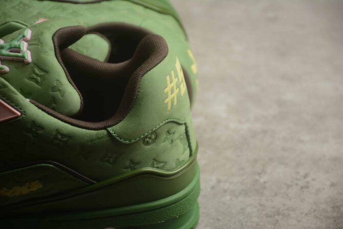 REPLICA LOUIS VUITTON LV TRAINER 'VERDE' - immagine 2