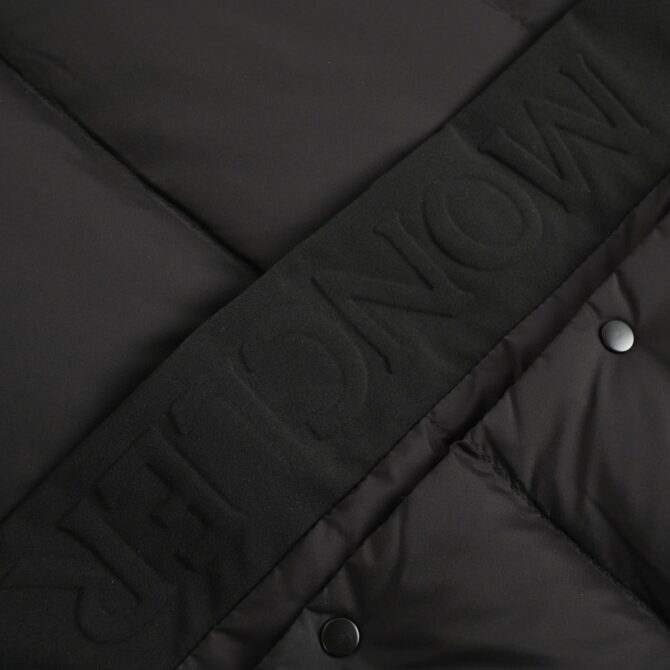 MONCLER PIUMINO REPLICA 'NERO' - immagine 3