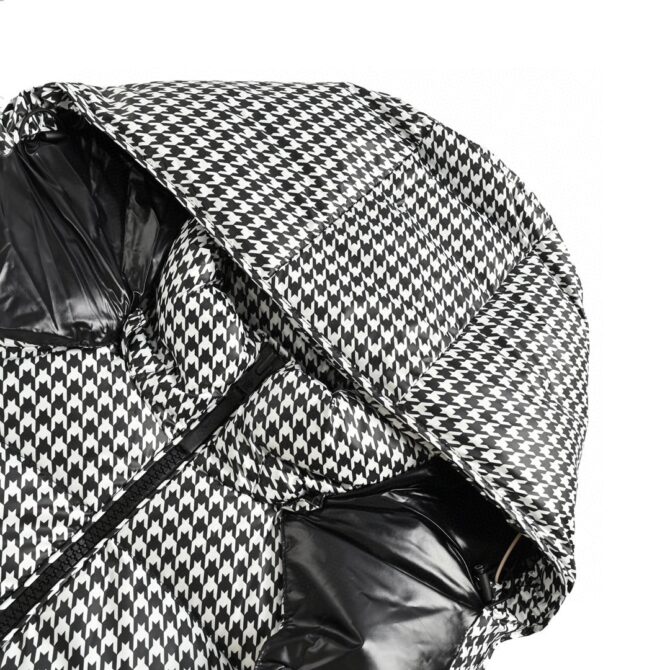 MONCLER FUDSON REPLICA 'BIANCA-NERA' - immagine 4