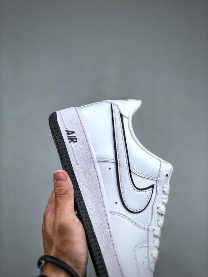 AIR FORCE 1 07' REPLICA 'BIANCO NERO - immagine 5