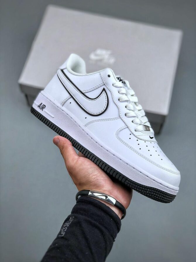 AIR FORCE 1 07' REPLICA 'BIANCO NERO - immagine 8
