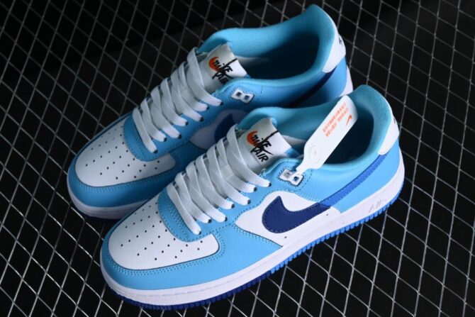 AIR FORCE 1 LOW '07 LV8 'BLUE DEEP ROYAL' REPLICA - immagine 4