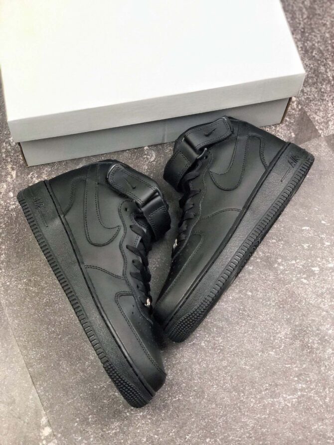 REPLICA AIR FORCE 1 MID NERE - immagine 3