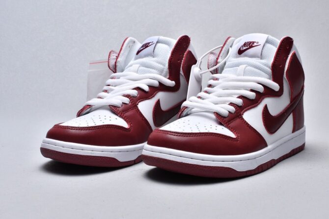 REPLICA NIKE DUNK HIGH SAIL TEAM RED - immagine 3