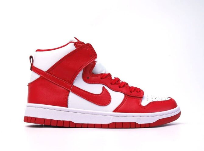 REPLICA DUNK HIGH BIANCO ROSSO - immagine 7