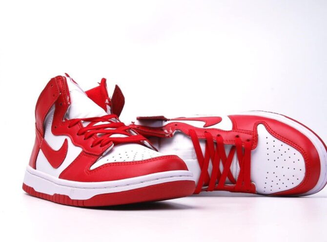 REPLICA DUNK HIGH BIANCO ROSSO - immagine 3