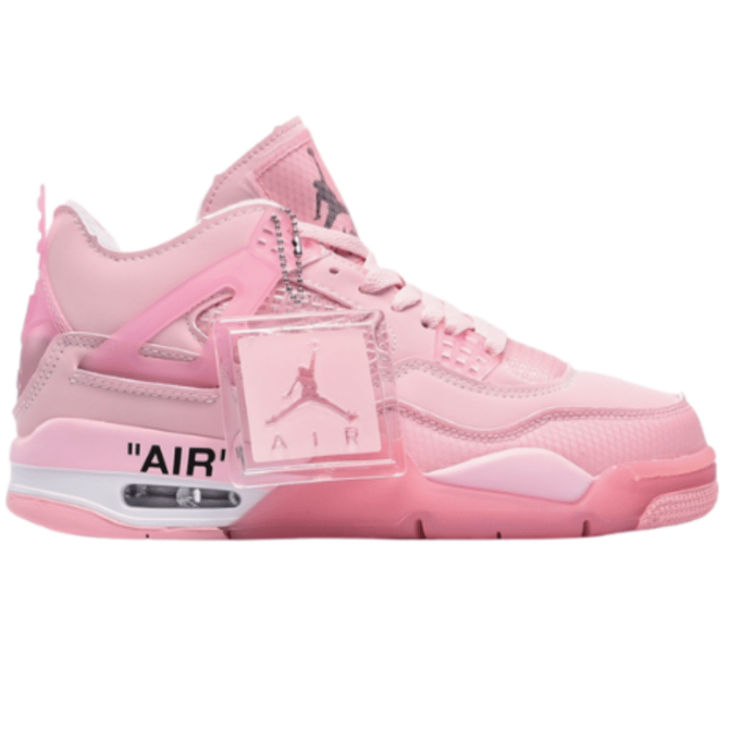 REPLICA OFF-WHITE X AIR JORDAN 4 RETRO 'CREMA/VELO'