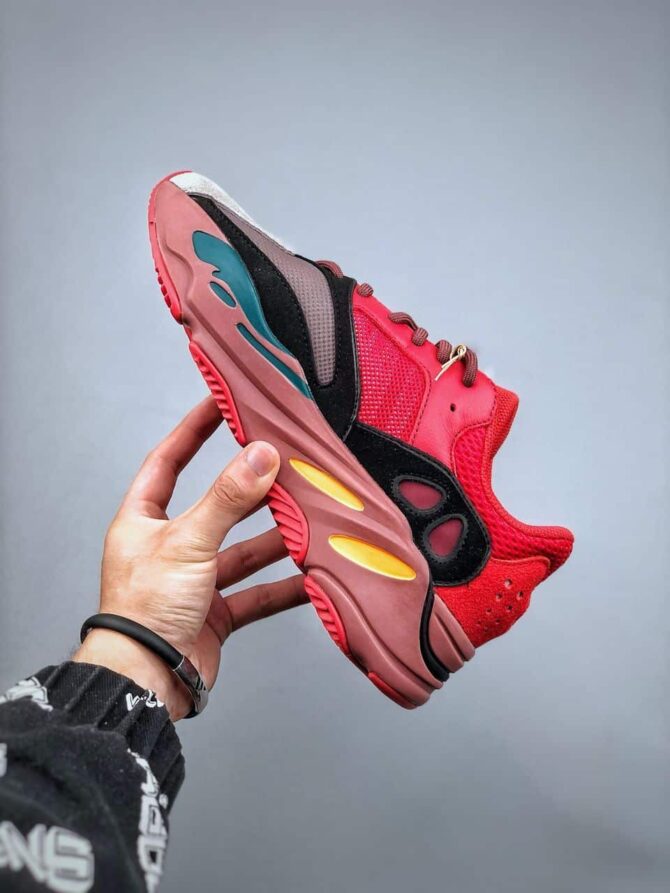 ADIDAS YEEZY BOOST 700 'HI-RES RED' REPLICA - immagine 8