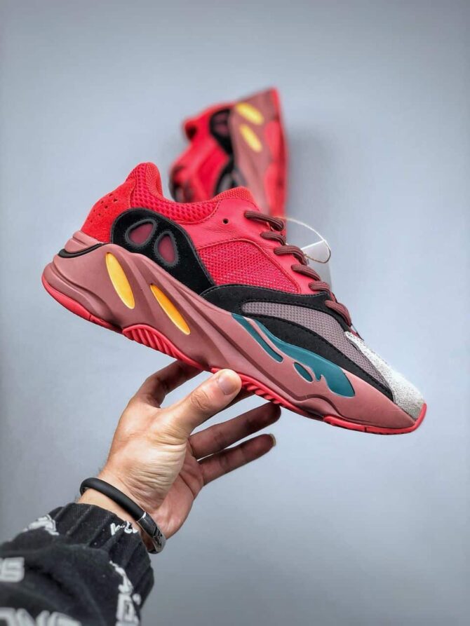 ADIDAS YEEZY BOOST 700 'HI-RES RED' REPLICA - immagine 7