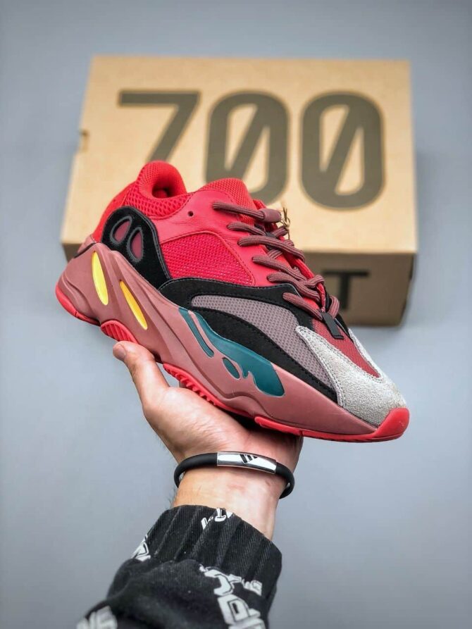 ADIDAS YEEZY BOOST 700 'HI-RES RED' REPLICA - immagine 9
