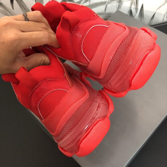 REPLICA BALENCIAGA TRIPLE S CLEAR REDS - immagine 3