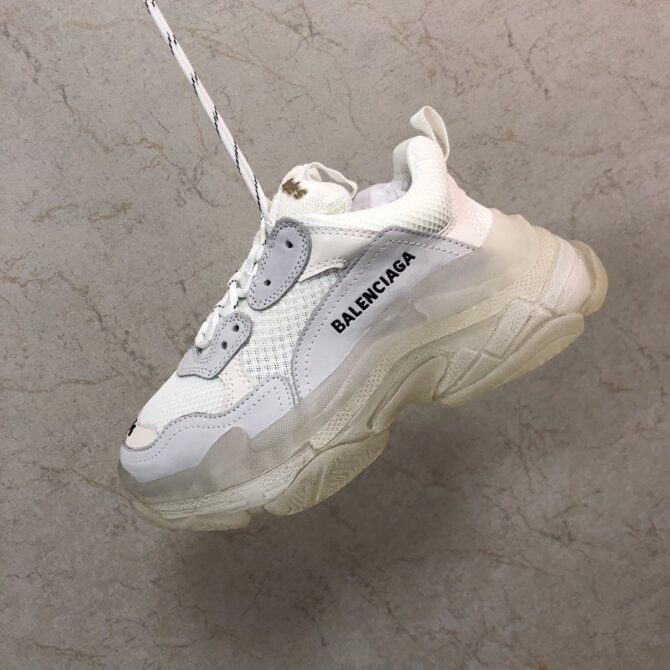 REPLICA BALENCIAGA TRIPLE S CLEAR WHITE - immagine 3