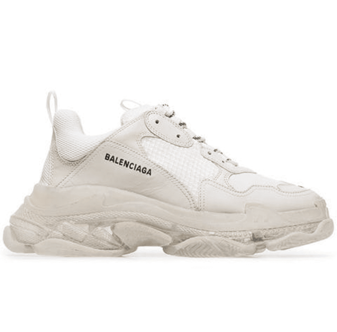 REPLICA BALENCIAGA TRIPLE S CLEAR WHITE